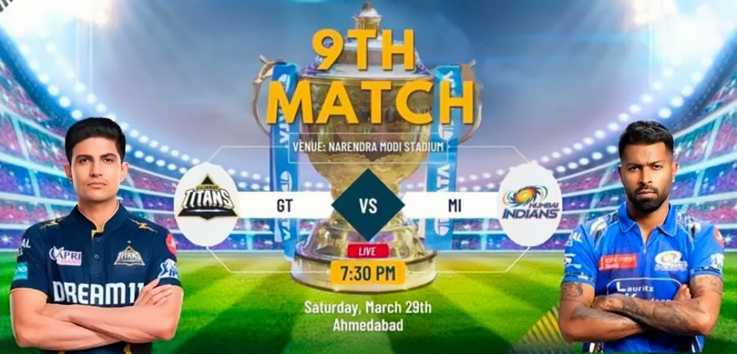 GT vs MI Highlights