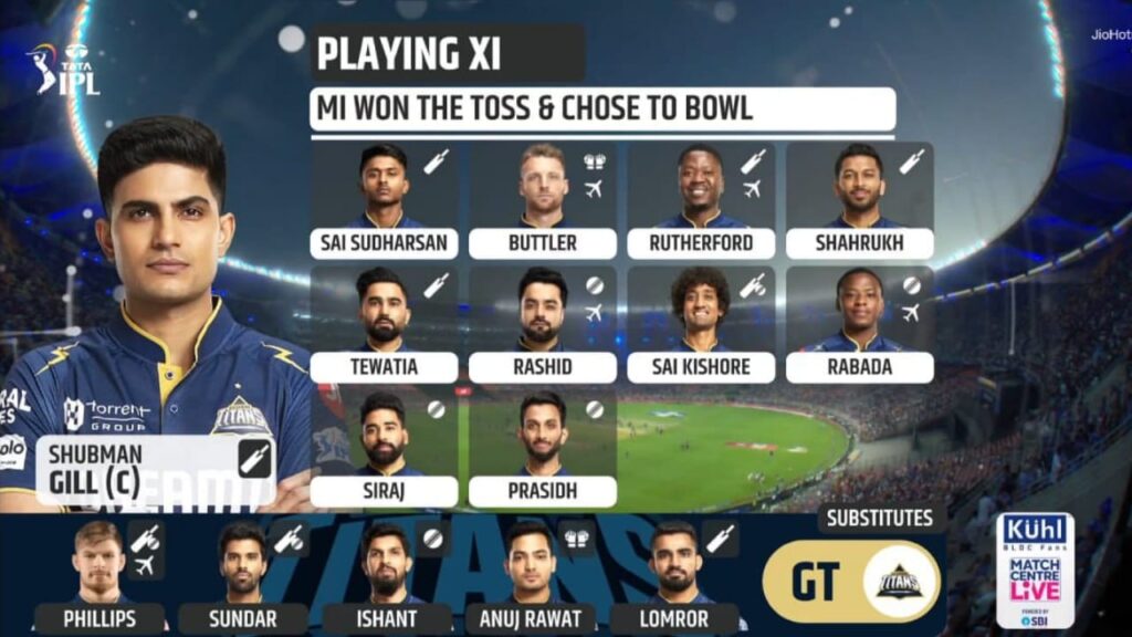 GT vs MI Highlights