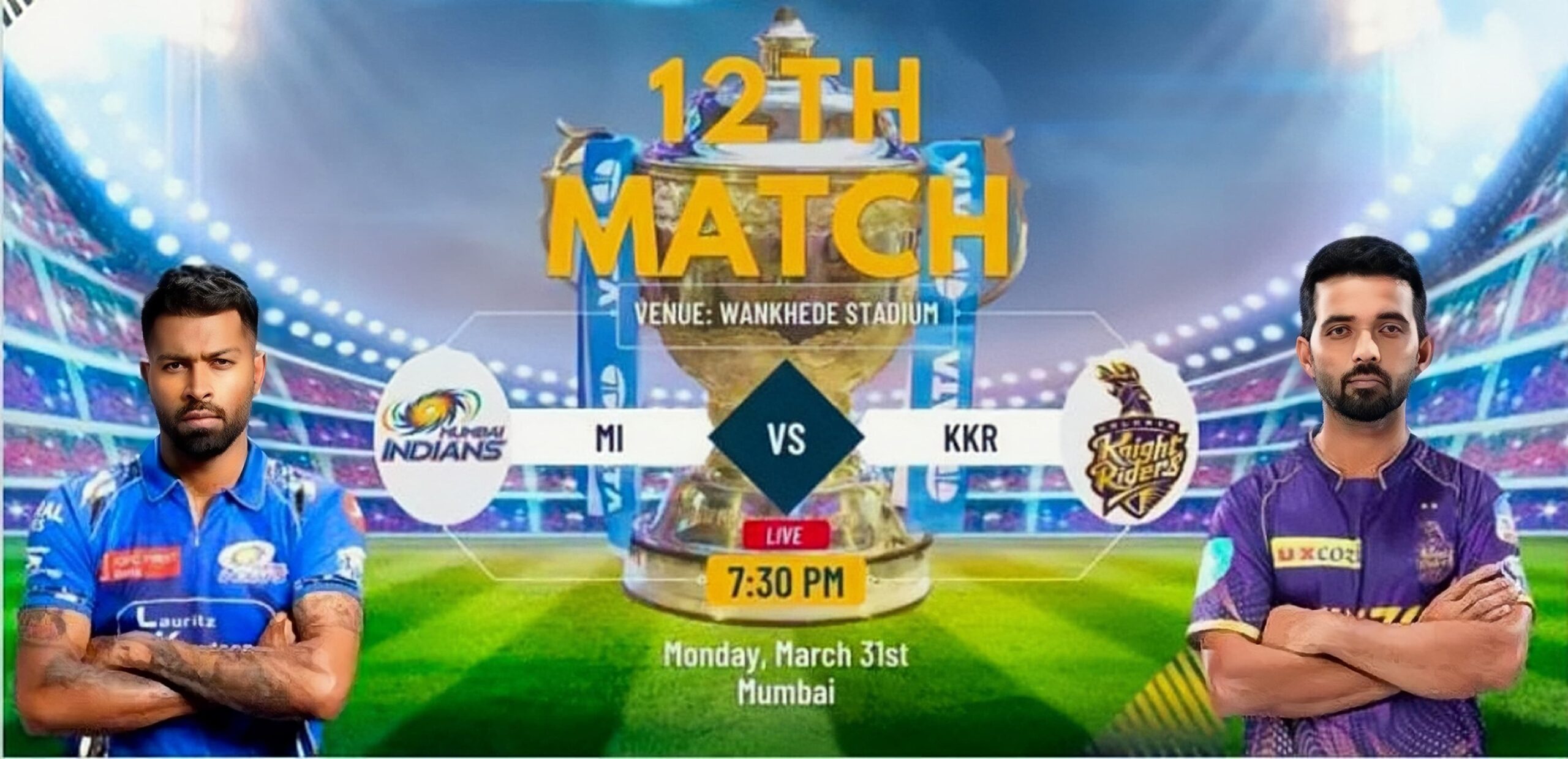 KKR बनाम MI